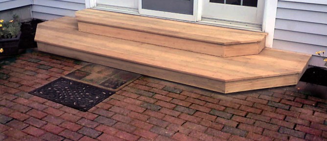 Steps Wood With Patio, How To Build Patio Steps With Wood